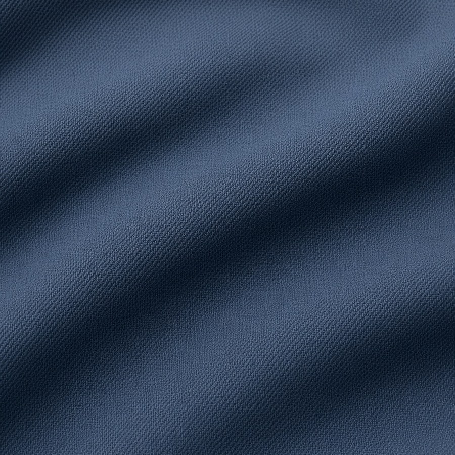 Blue wool twill swatch